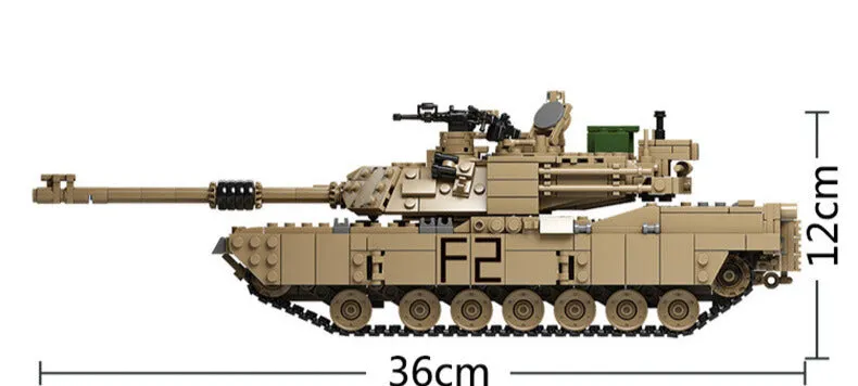 M1A2 Abrams Tank - Mil-Blox