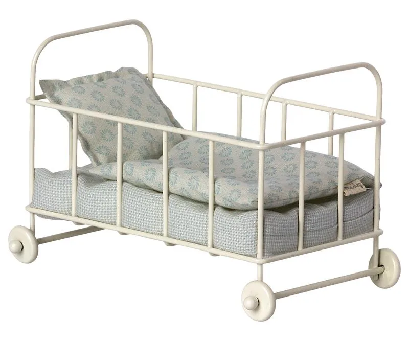 Maileg | Micro Cot Bed, Blue