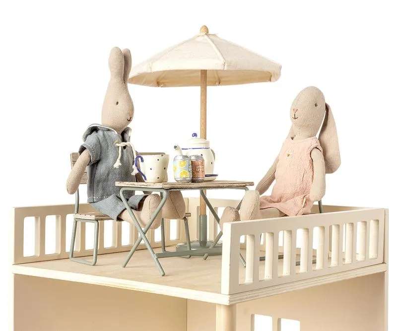 Maileg | Miniature Garden Set, Table w/ Chair & Bench