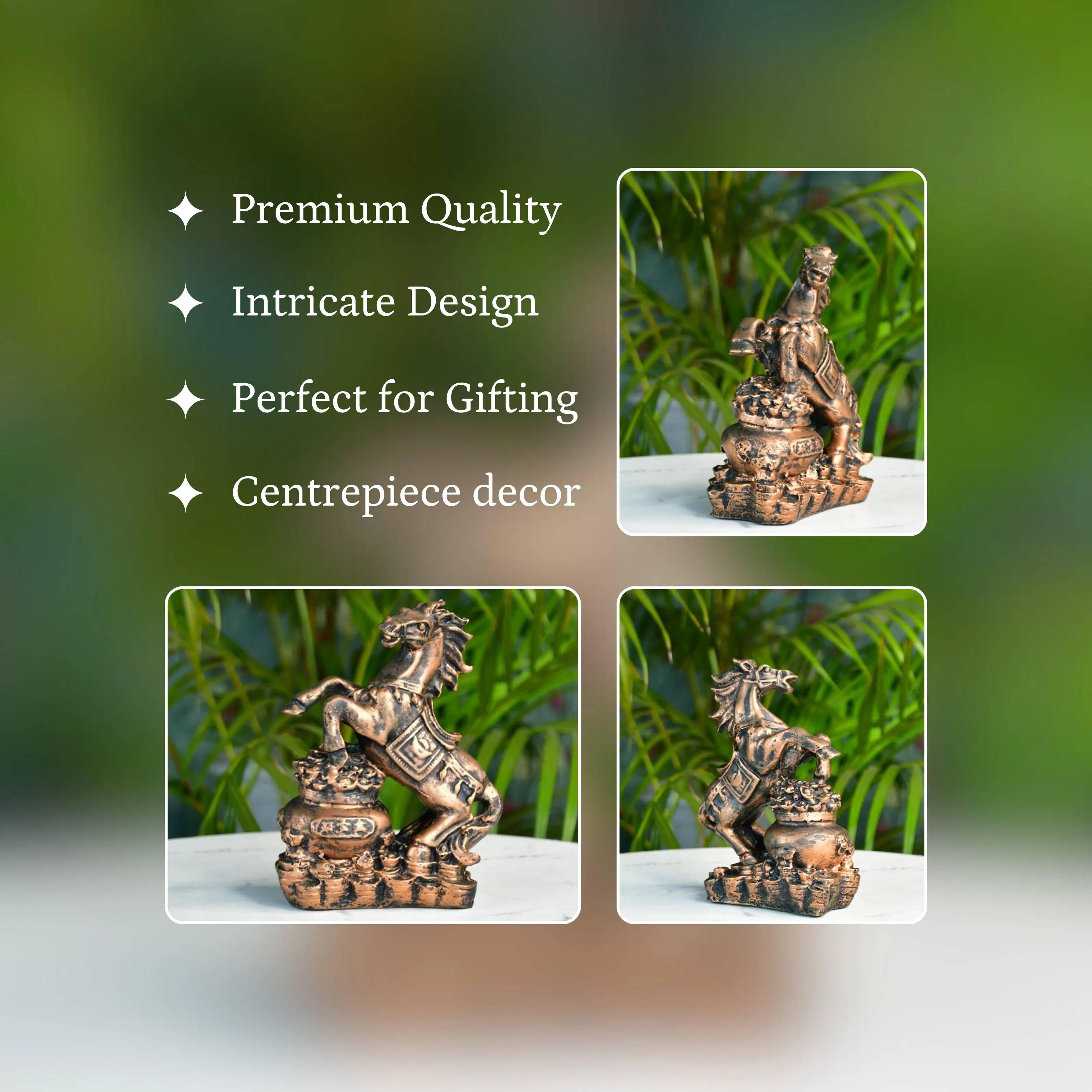 Mayii Artisan Resin Coin Horse