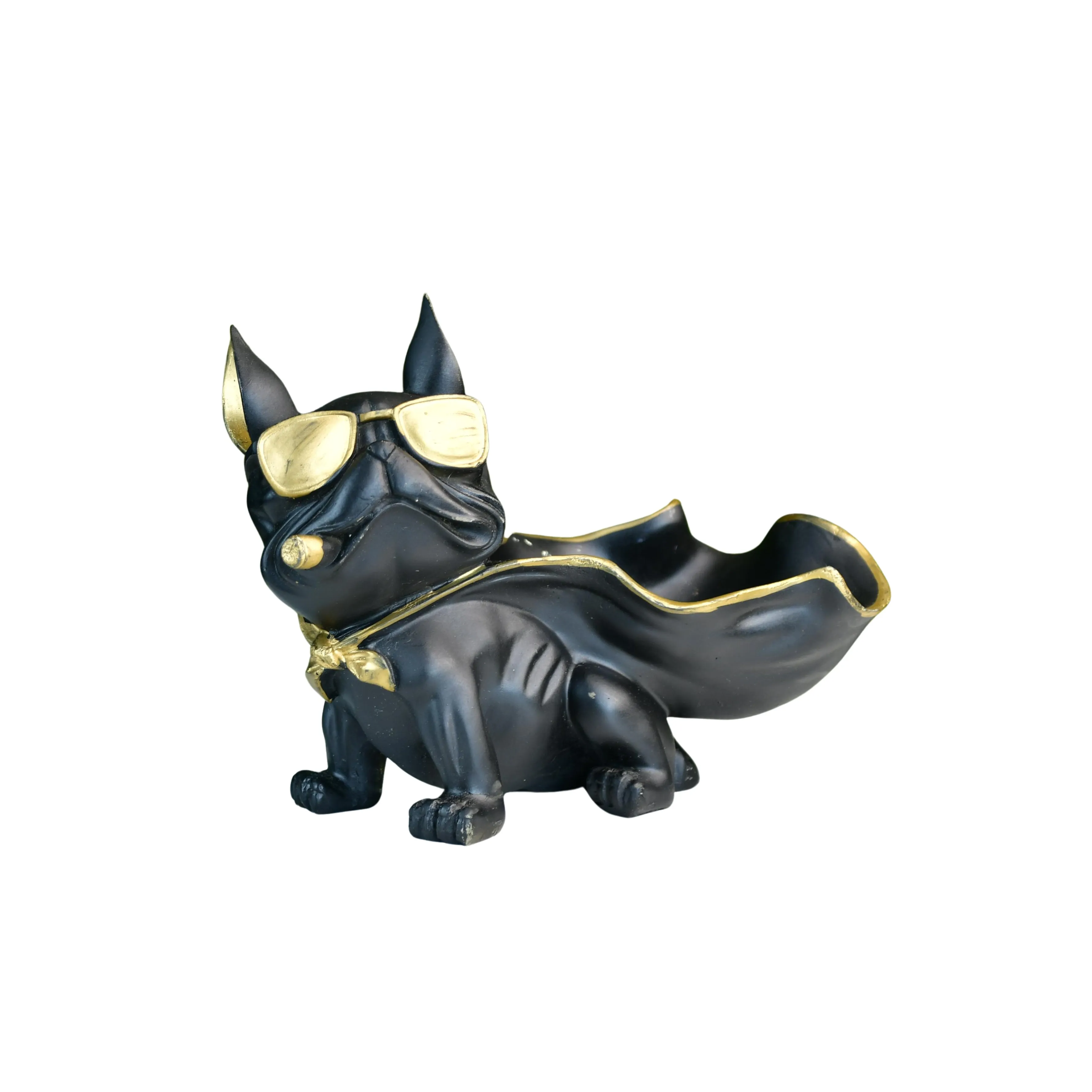 Mayii Resin Caped Dog Showpiece
