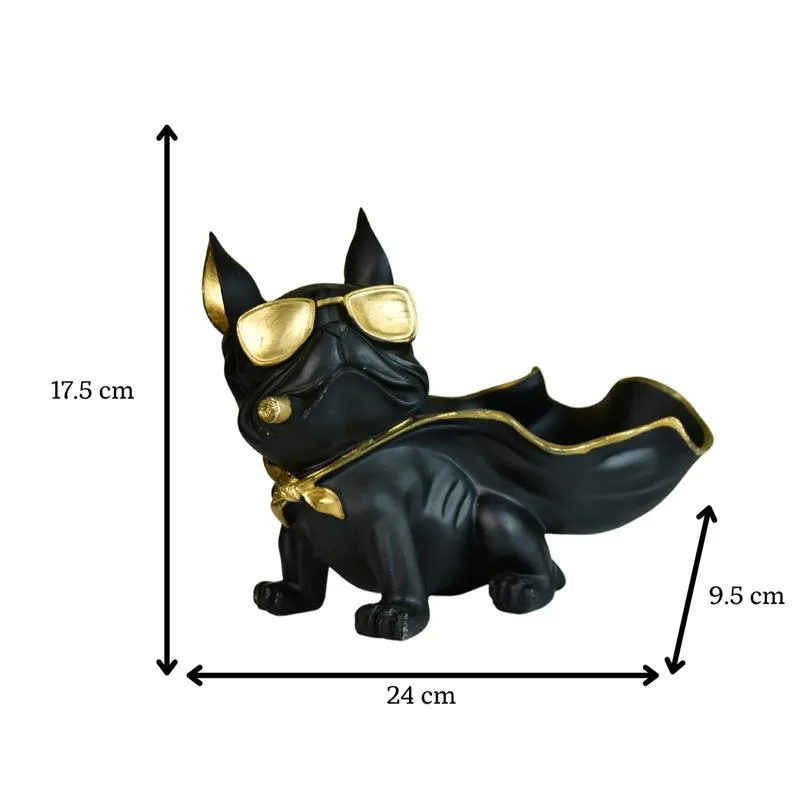 Mayii Resin Caped Dog Showpiece