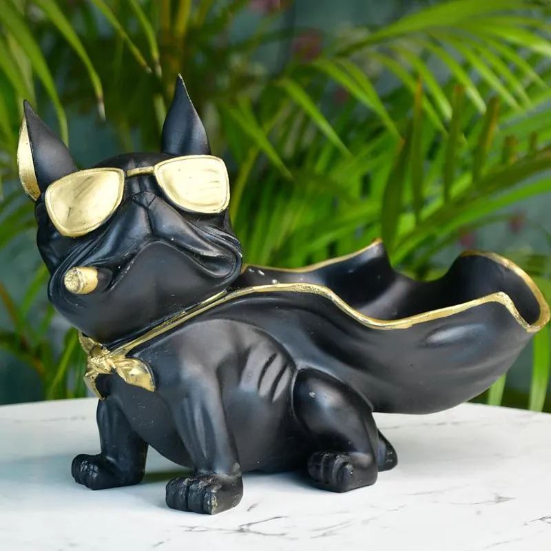 Mayii Resin Caped Dog Showpiece