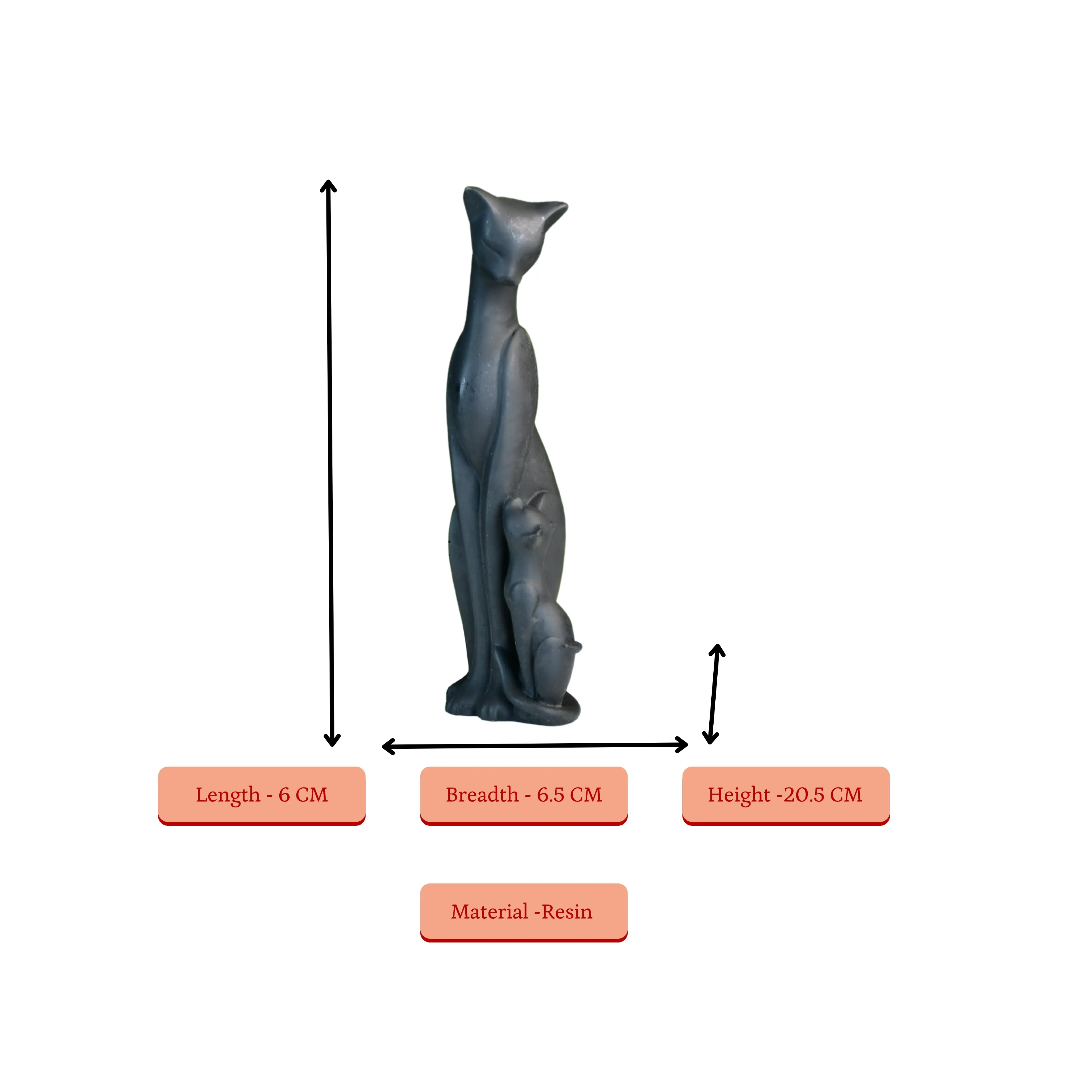 Mayii Resin Cat & Mom