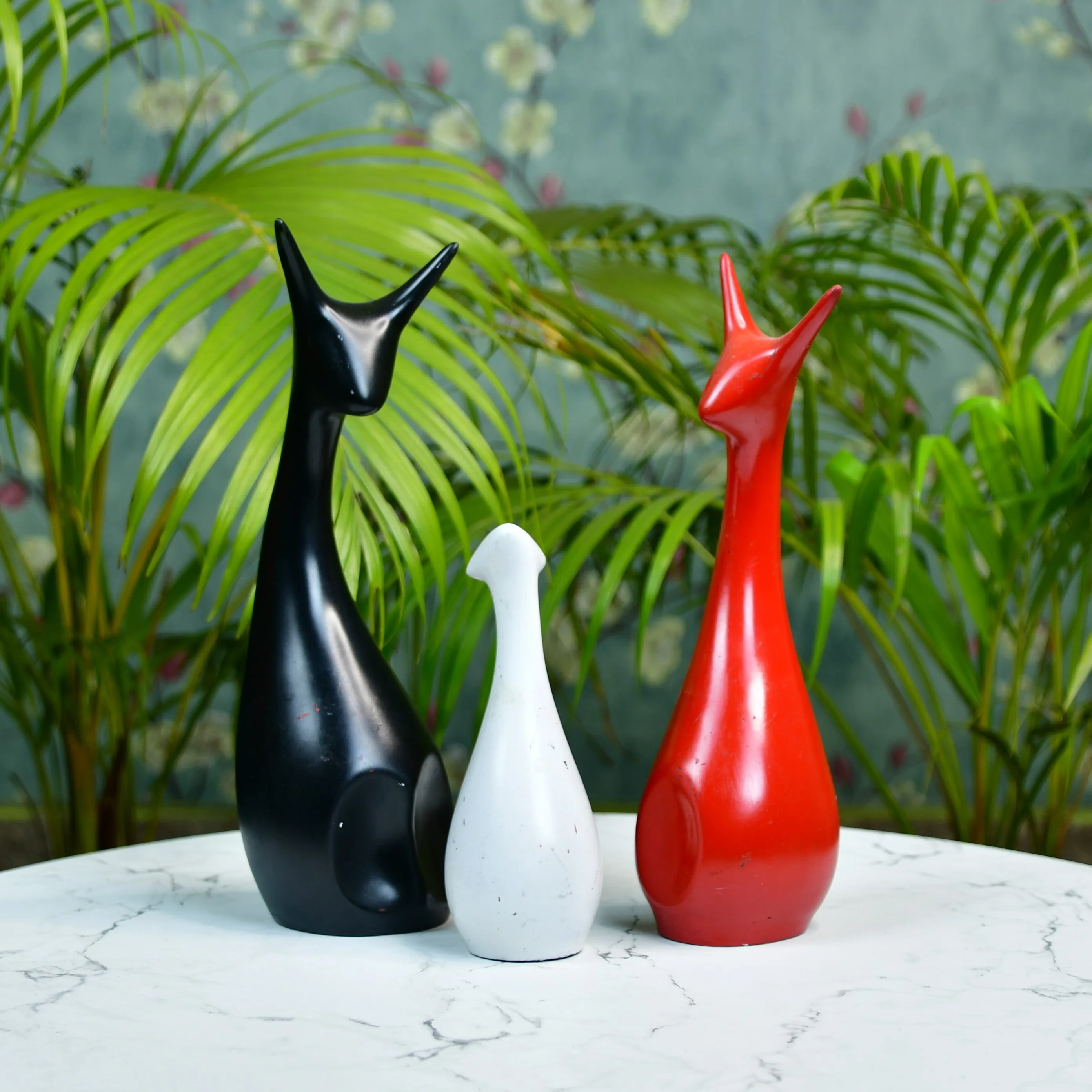 Mayii Resin Cat Trio