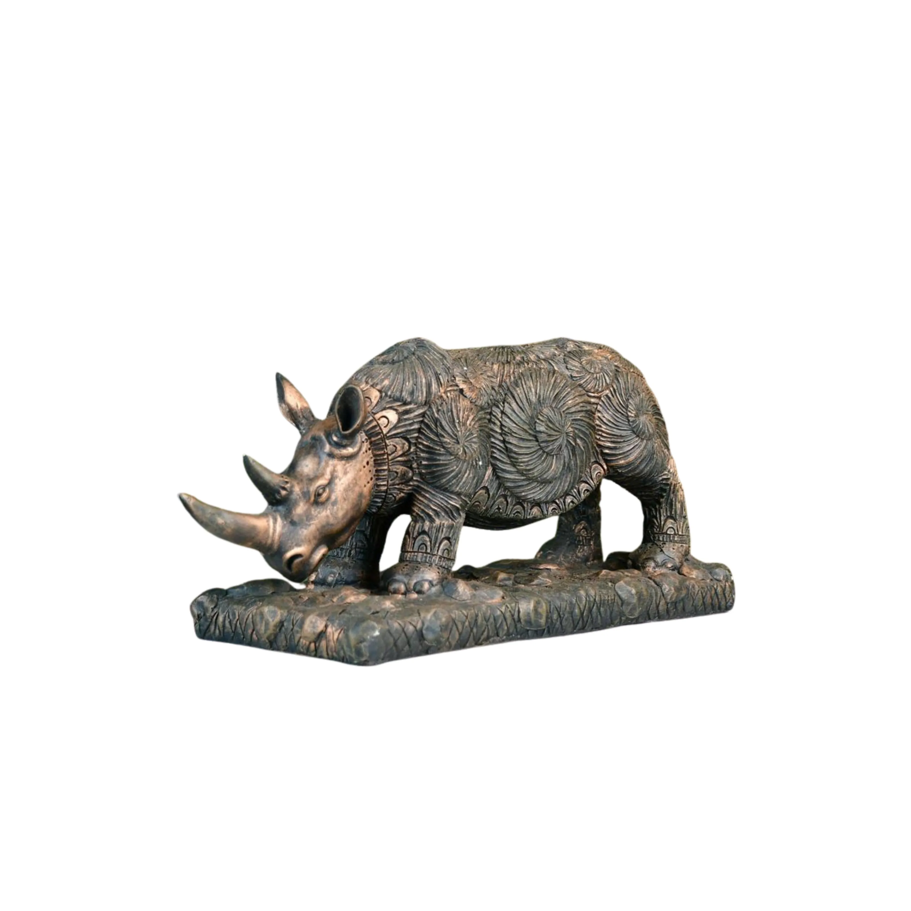 Mayii Resin Rhino Decor