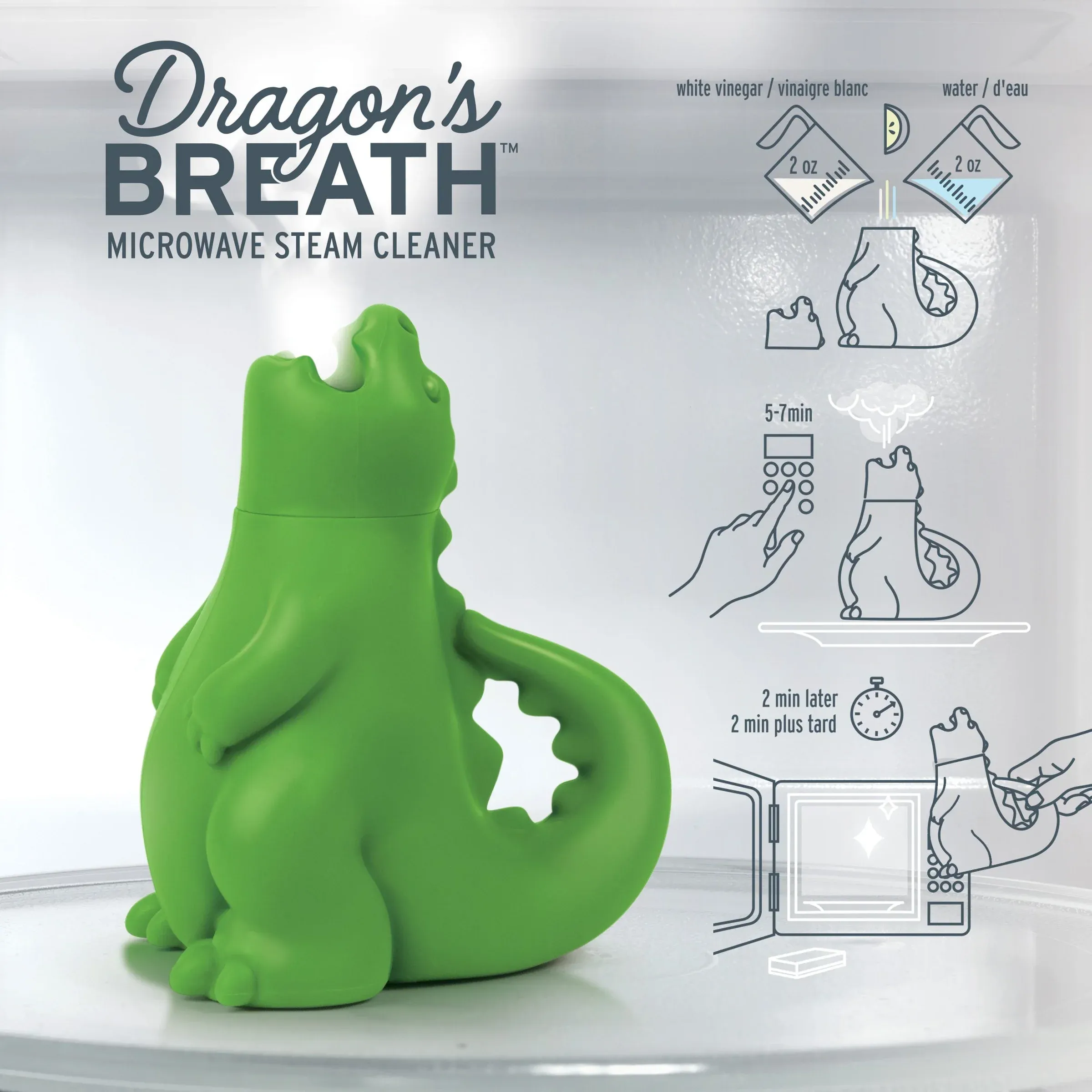 Microwave Steam Cleaner - Dragon