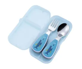 Mum Made Yum - Spoon & Fork Kids Cutlery Set - Shark