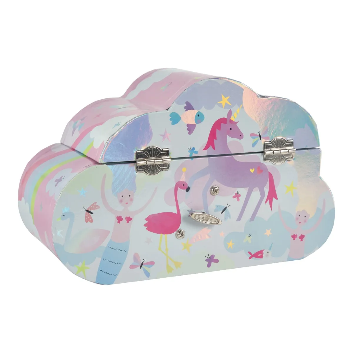 Musical Jewelry Box Cloud Shape - Fantasy by Floss & Rock