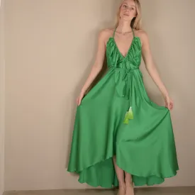 NAF Dress 100% Silk Forest