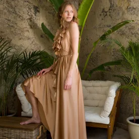 NAF Dress Silk Gold