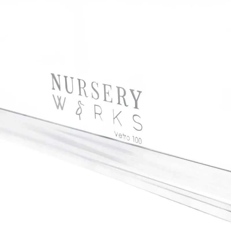 Nursery Works Vetro Crib Clear Acrylic
