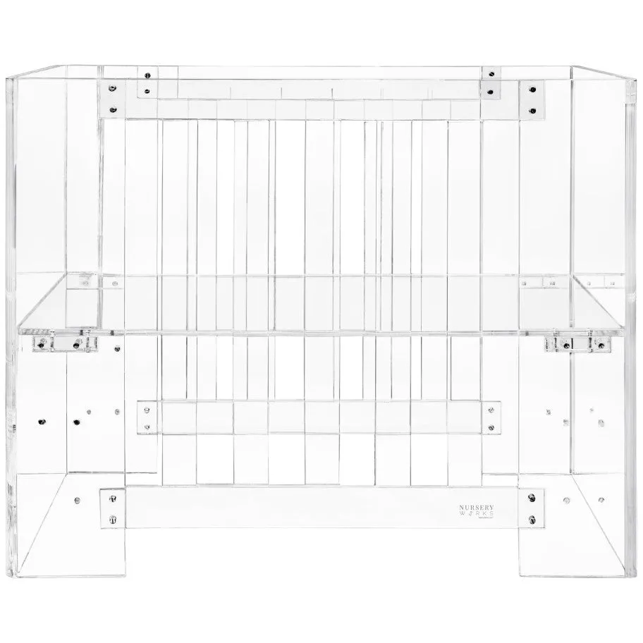 Nursery Works Vetro Mini Crib with Mattress