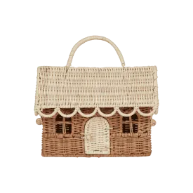 Olli Ella Gingerbread Casa Clutch - Natural/Straw