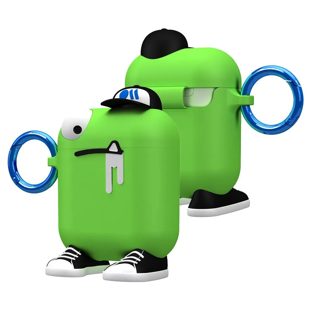 [OPEN BOX] CASE-MATE CreaturePods AirPods Case - Chuck The Cool Guy - Green