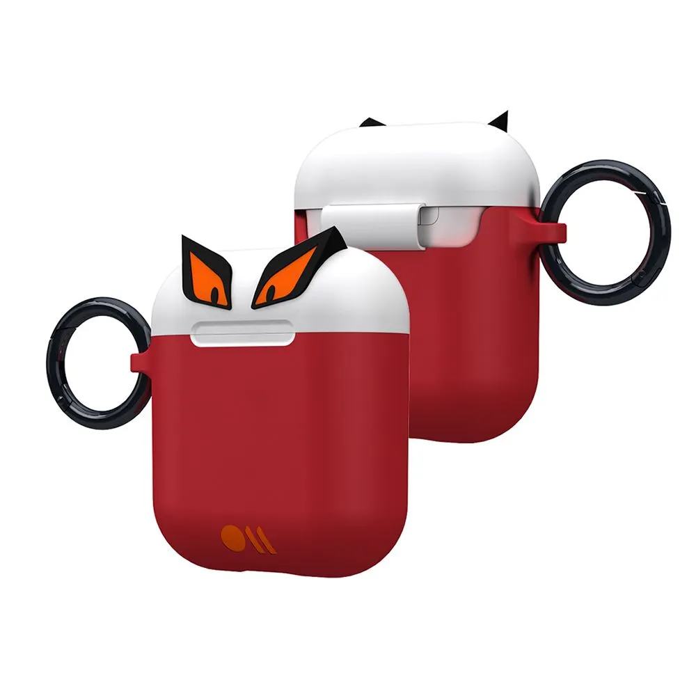 [OPEN BOX] CASE-MATE CreaturePods AirPods Case - Edge The Bad Boy - White/Red
