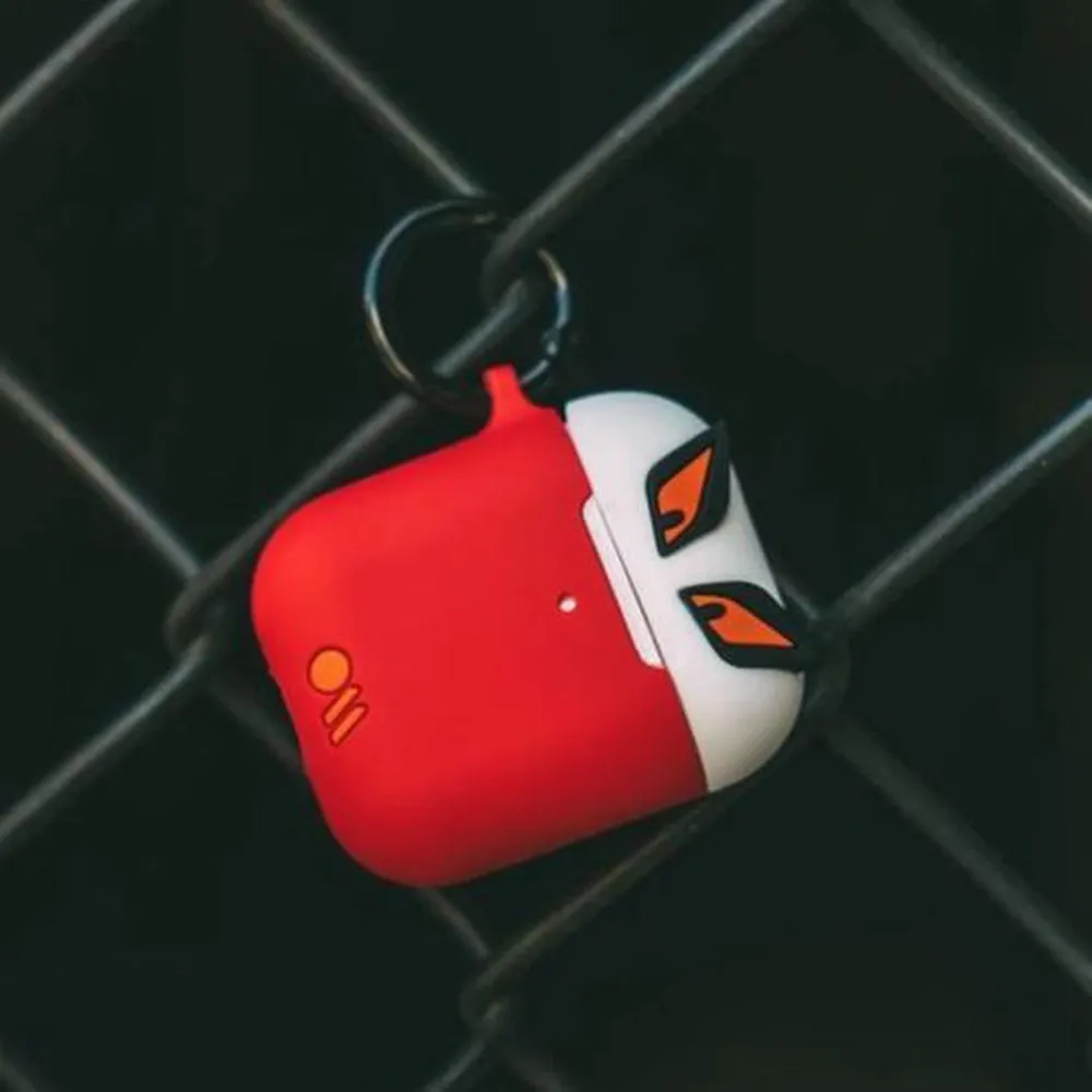 [OPEN BOX] CASE-MATE CreaturePods AirPods Case - Edge The Bad Boy - White/Red