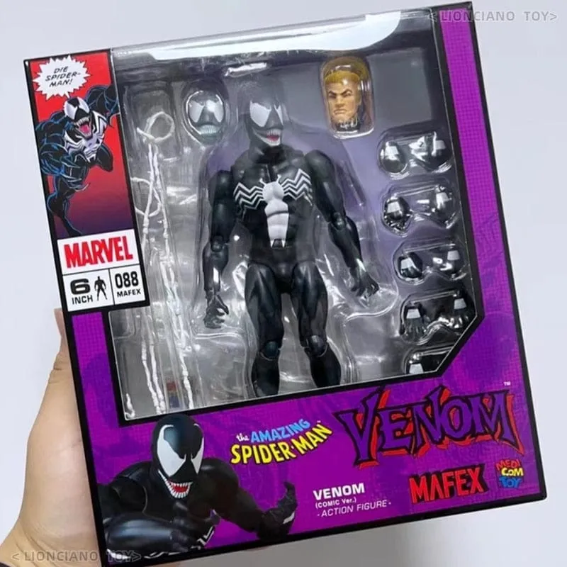 Original Genuine Mafex 088 The Amazing Spider Man Venom Action Figure