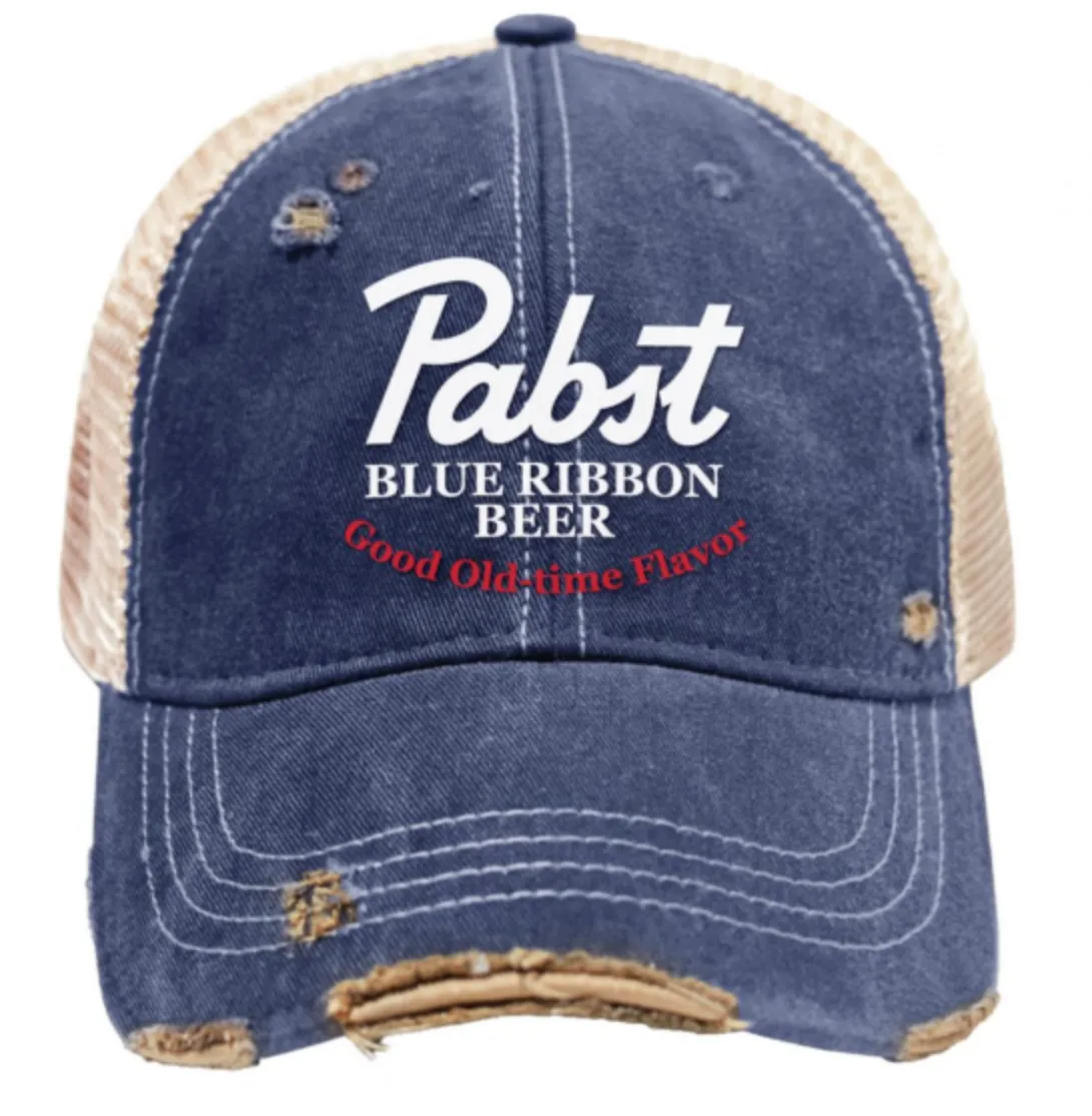 Pabst Blue Ribbon Snap Back Trucker Cap