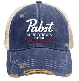 Pabst Blue Ribbon Snap Back Trucker Cap