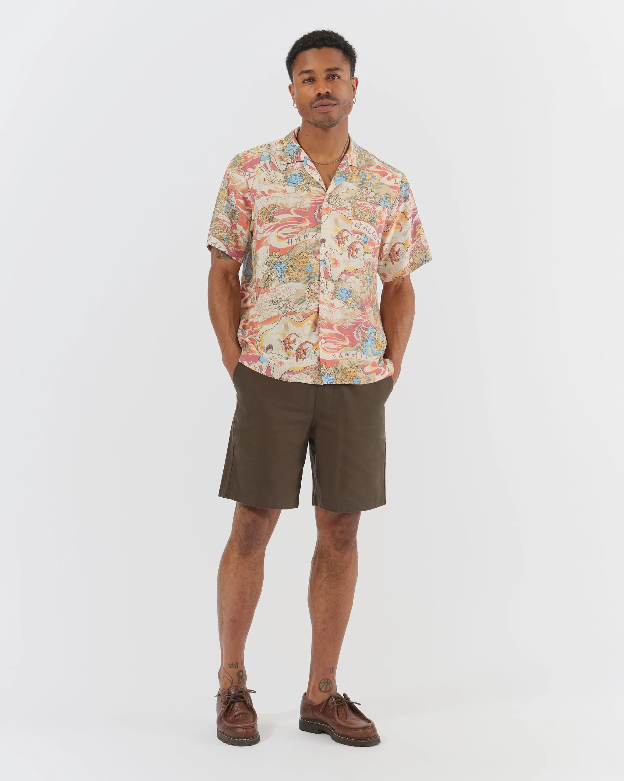 Papaya Tribute Camp Shirt