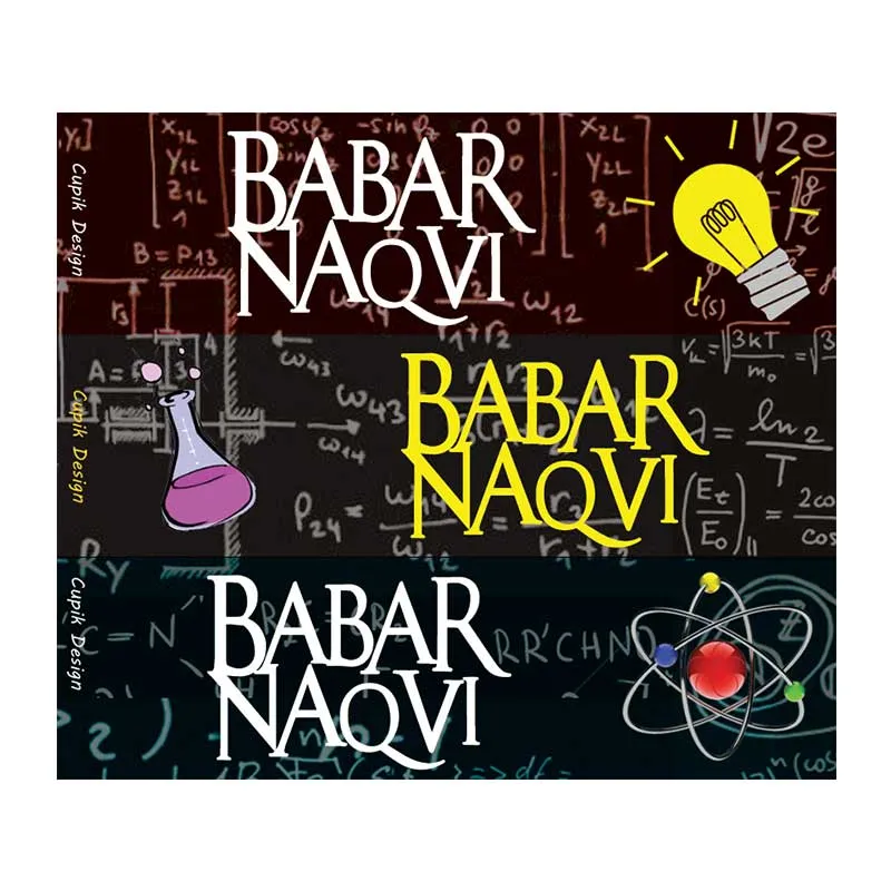 Personalised Science Waterproof Stickers - Rectangular