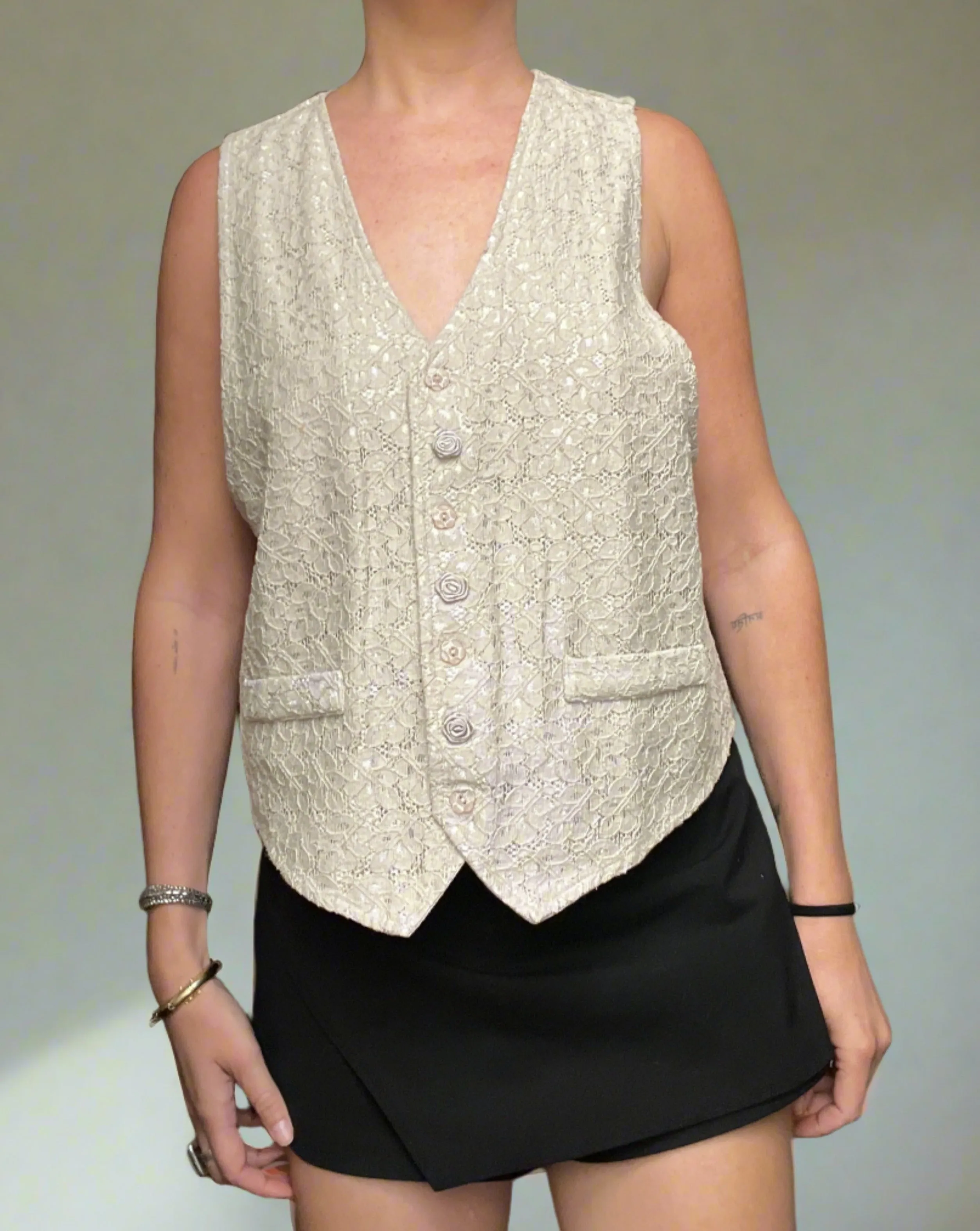 Pierre Cardin Roses Vest