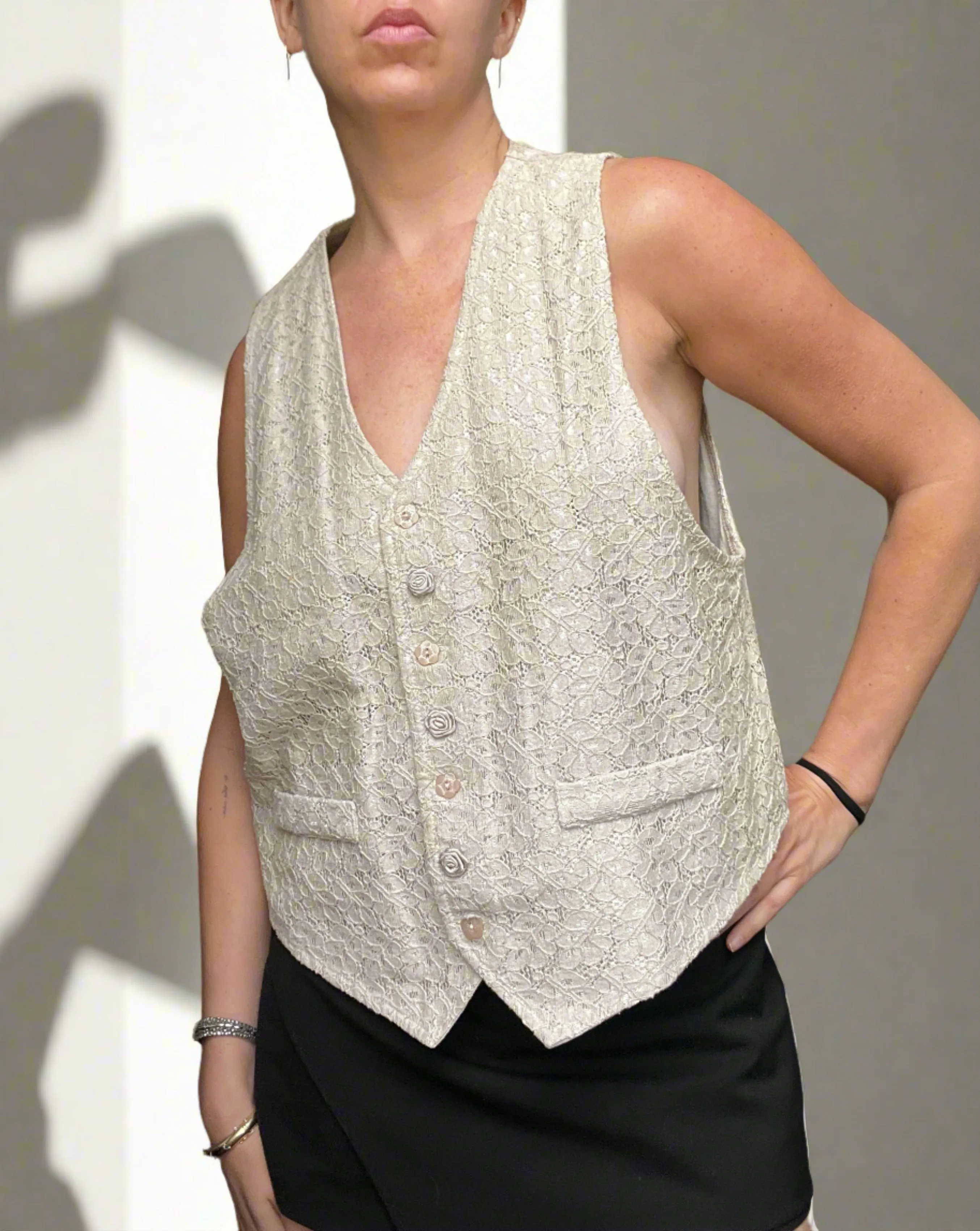 Pierre Cardin Roses Vest