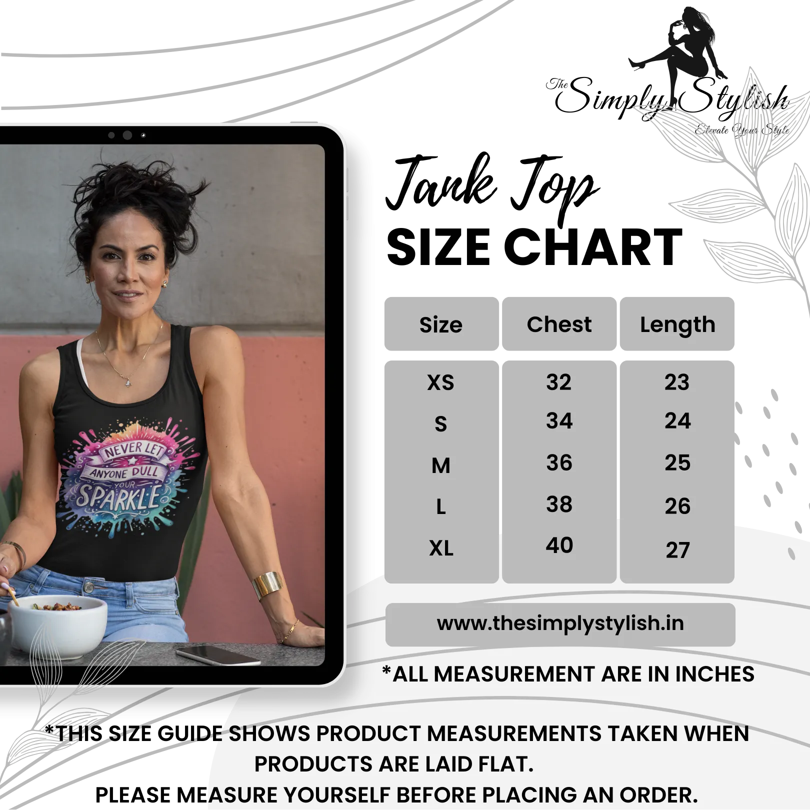 "Beauty Is Etched in Every Bone – Artistic Graphic Tank Top