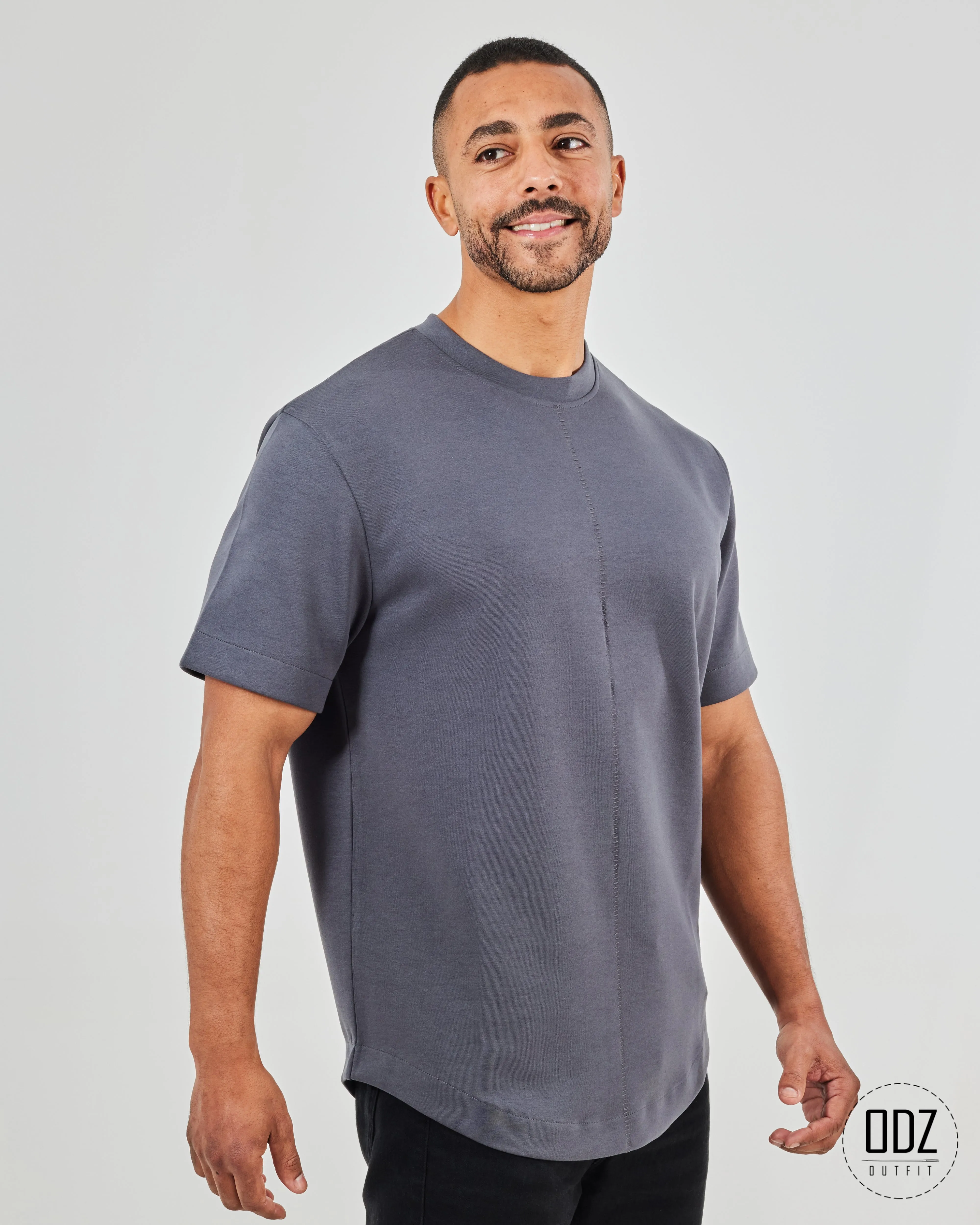 Relaxed Curved Strings T-shirt