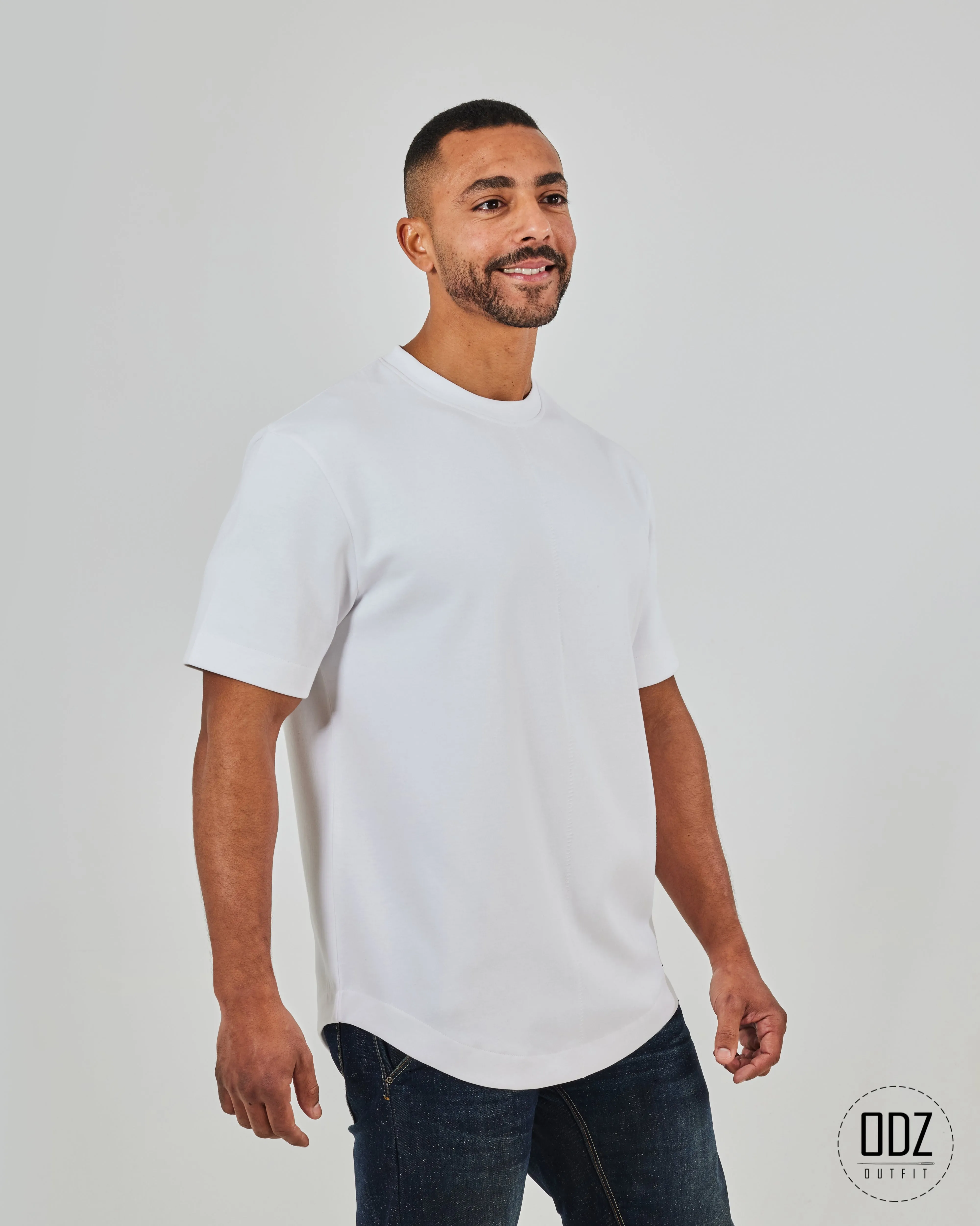 Relaxed Curved Strings T-shirt