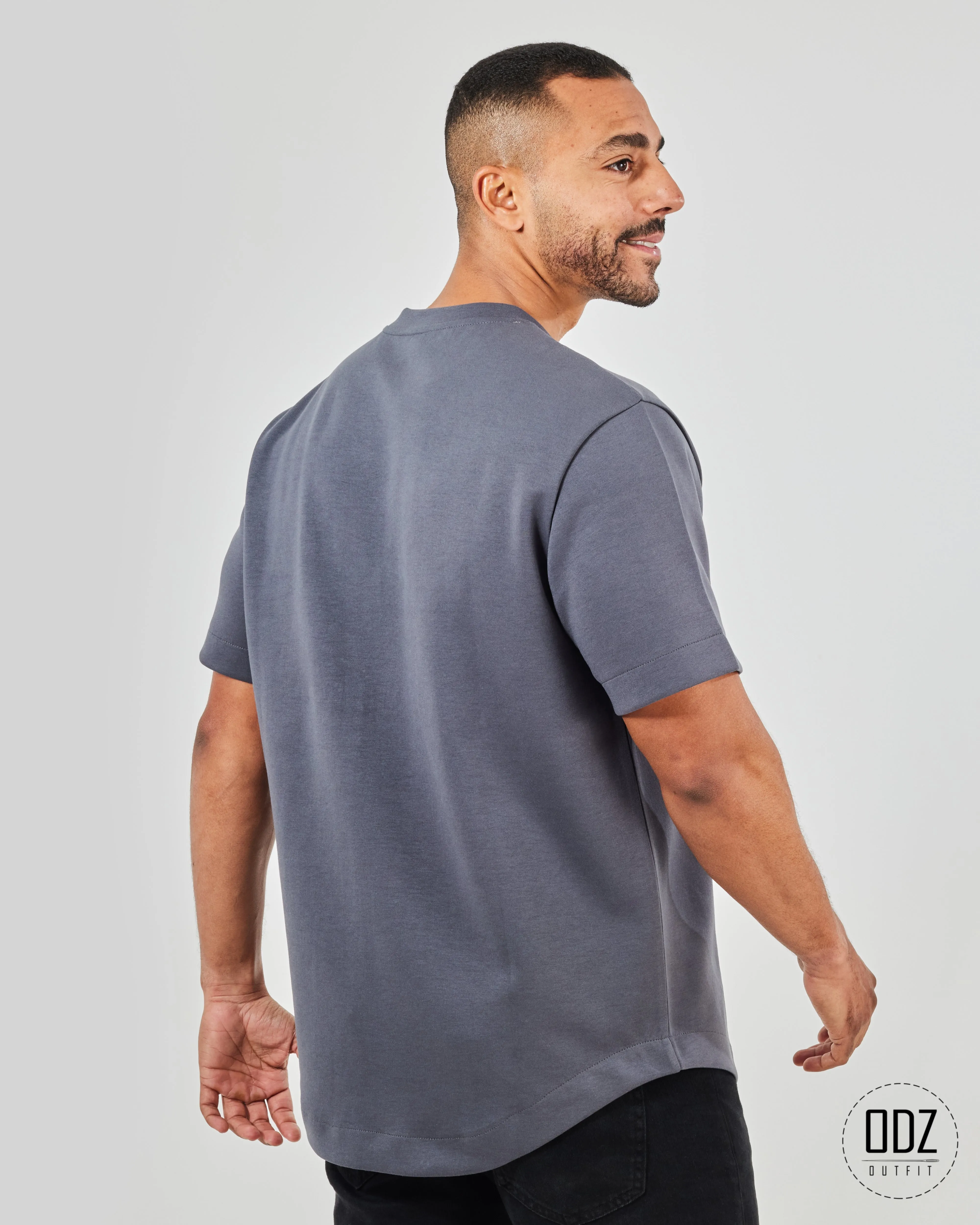 Relaxed Curved Strings T-shirt