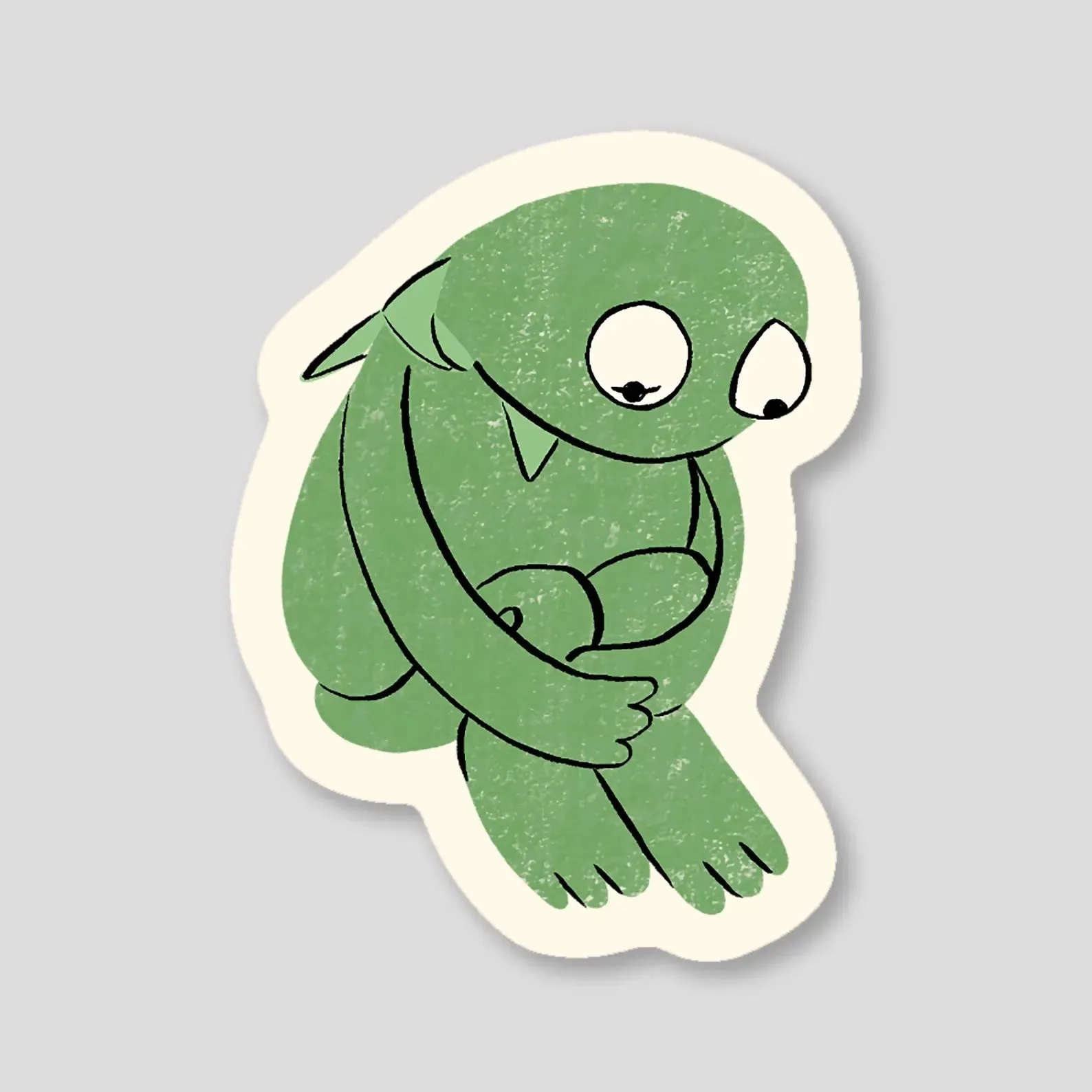 Sad Kermit Sticker