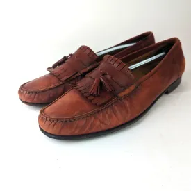 Santoni Men's Brown Tassles Loafer 15