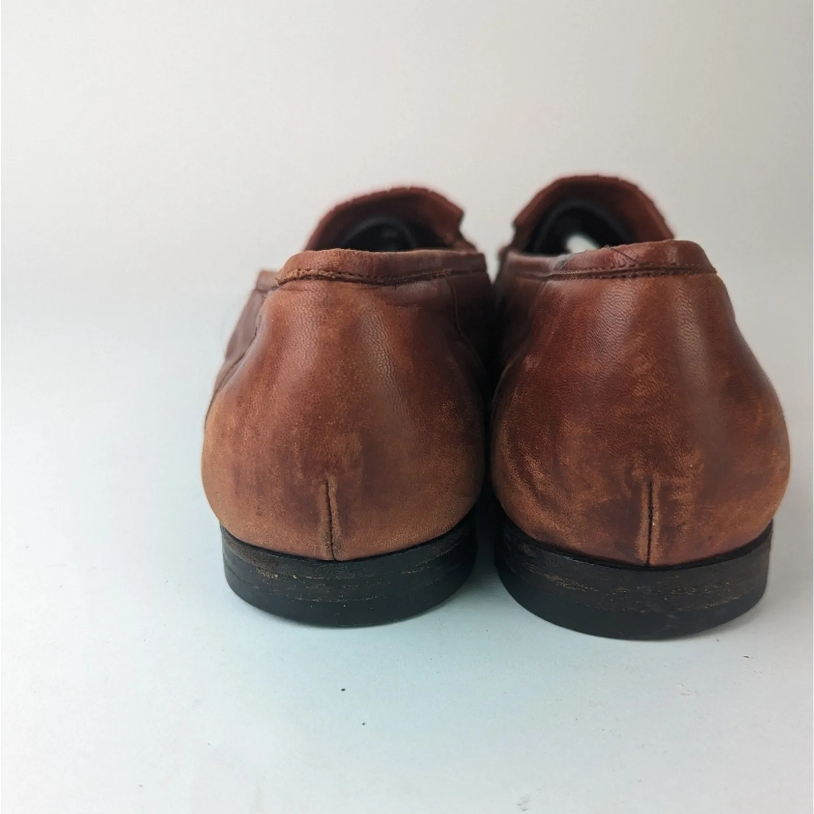 Santoni Men's Brown Tassles Loafer 15