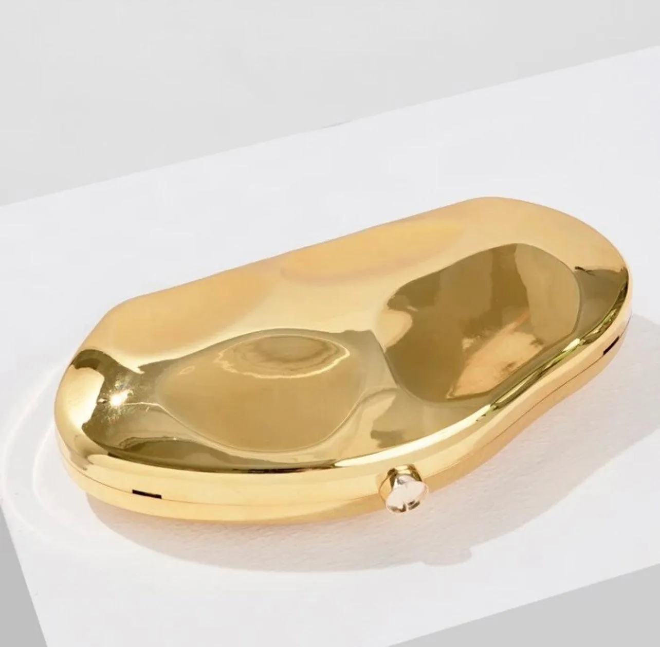 Sculpted Clutch Bag