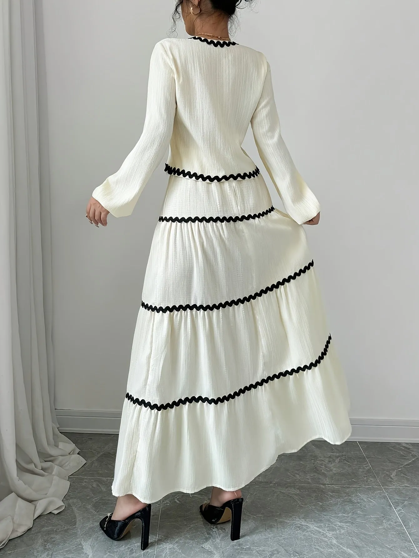 Sculpted Flow Dress