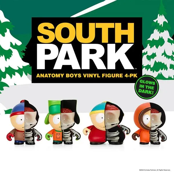 South Park Anatomy Boys 4-Pack Kidrobot Vinyl Figures