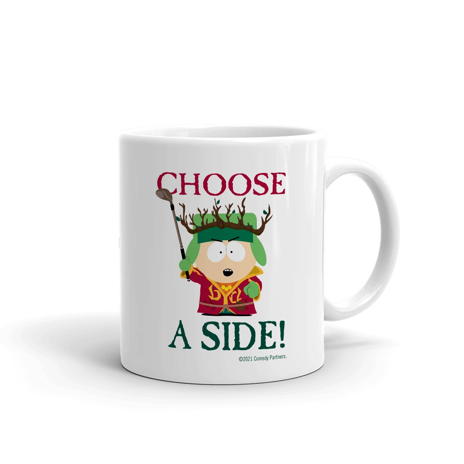 South Park Choose a Side White Mug