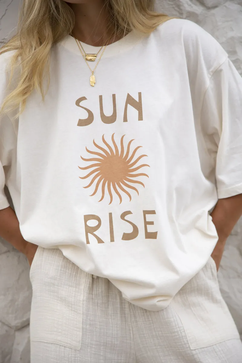 SUN RISE TEE - CREAM