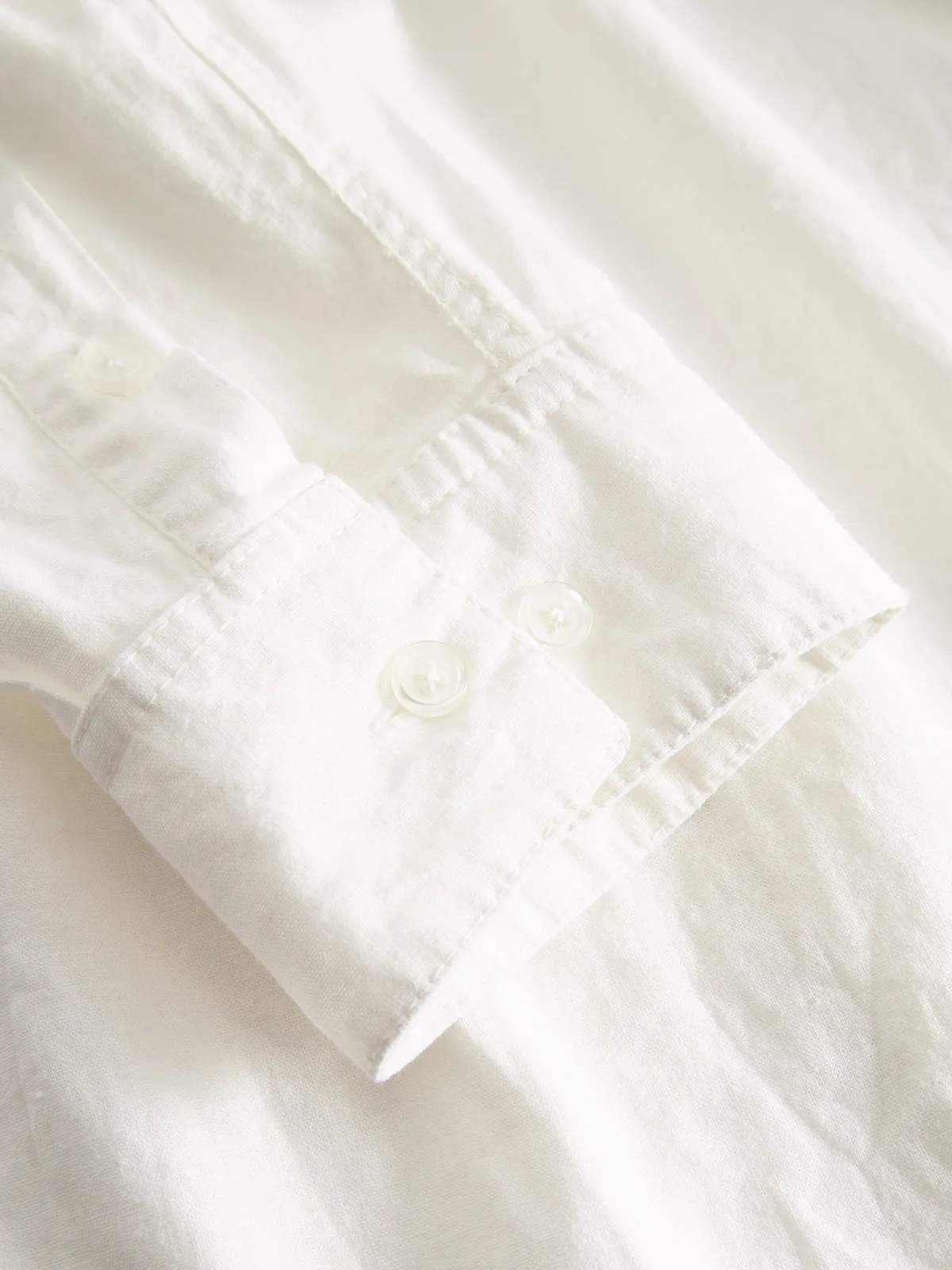 Sven Reg Lino LS - Off White
