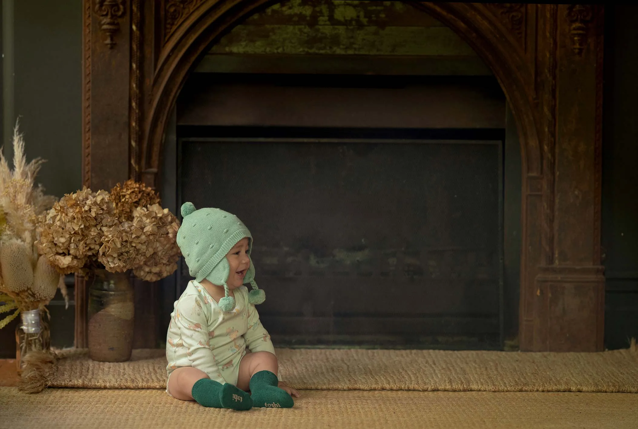 Toshi Organic Earmuff - Fantasy / Jade