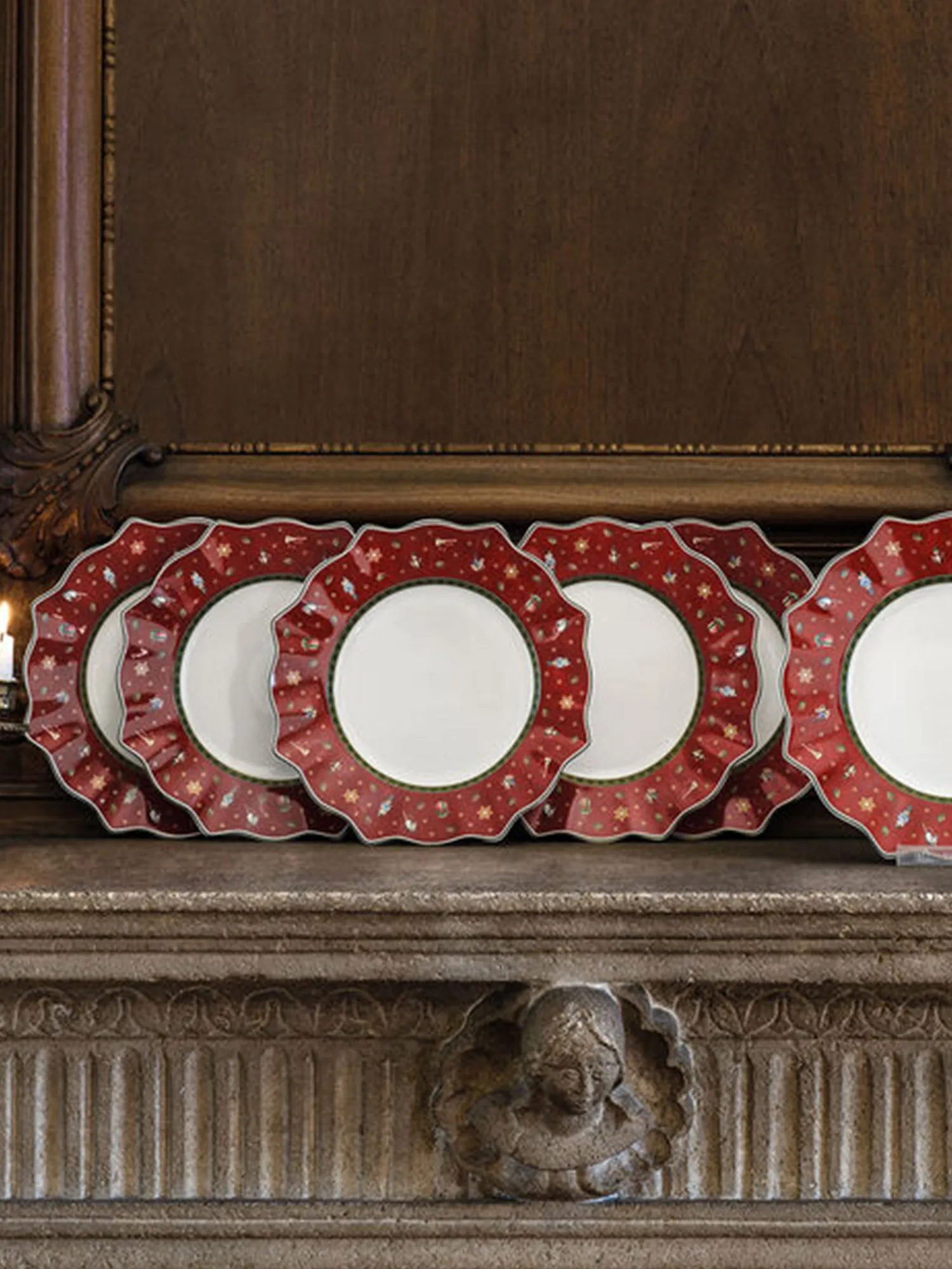 Toys Delight_Dinner Plate_Red