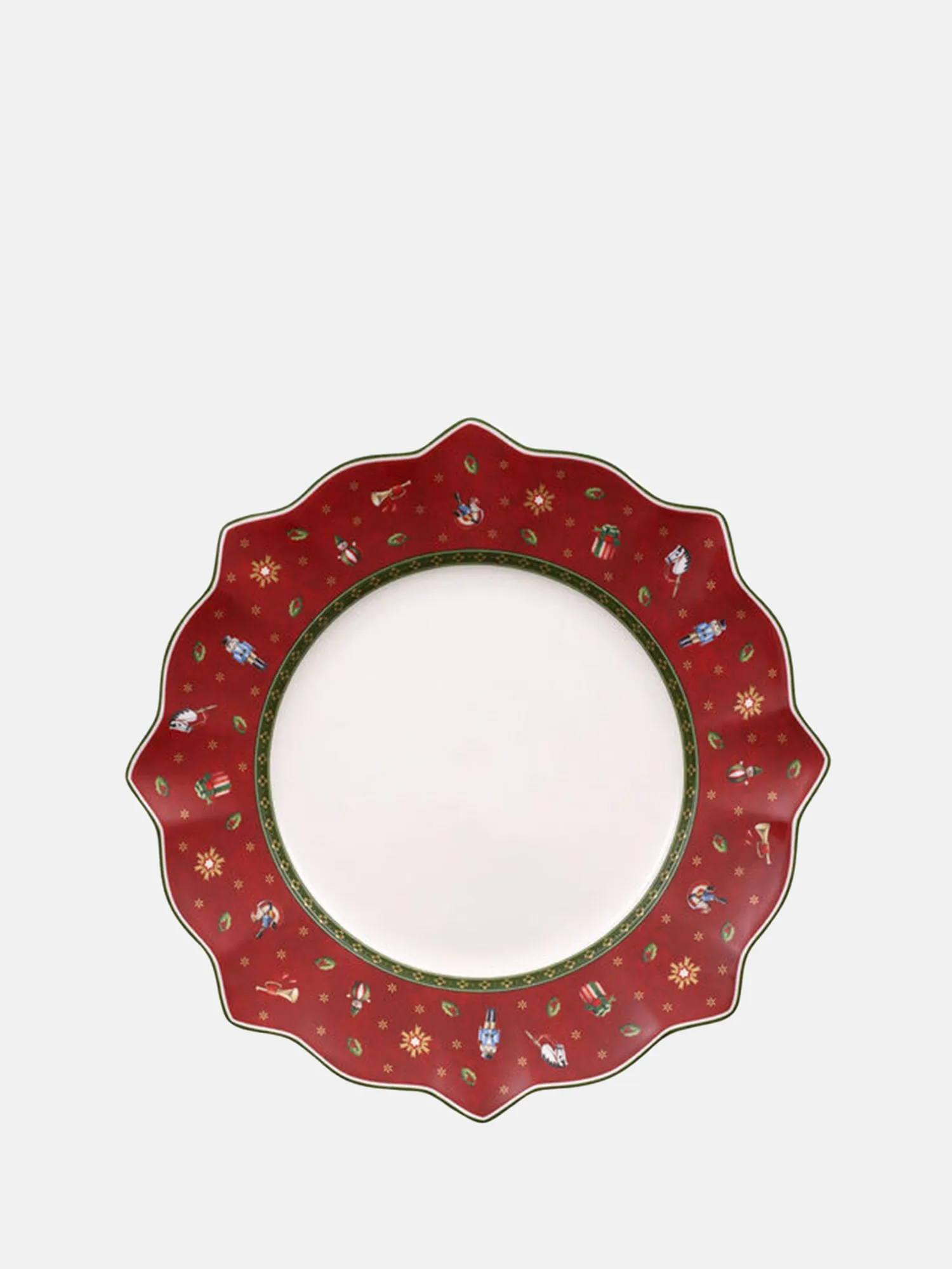 Toys Delight_Dinner Plate_Red