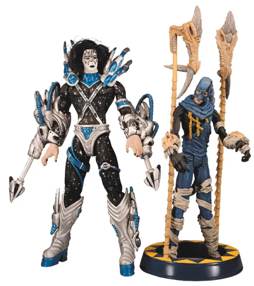 Vintage 1998 Kiss Psycho Circus Collection "The Celestial" Action Figure Set