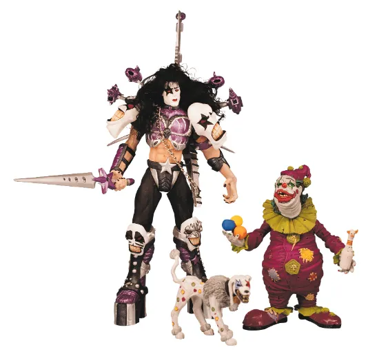 Vintage 1998 Kiss Psycho Circus Collection "The Starbearer" Action Figure Set