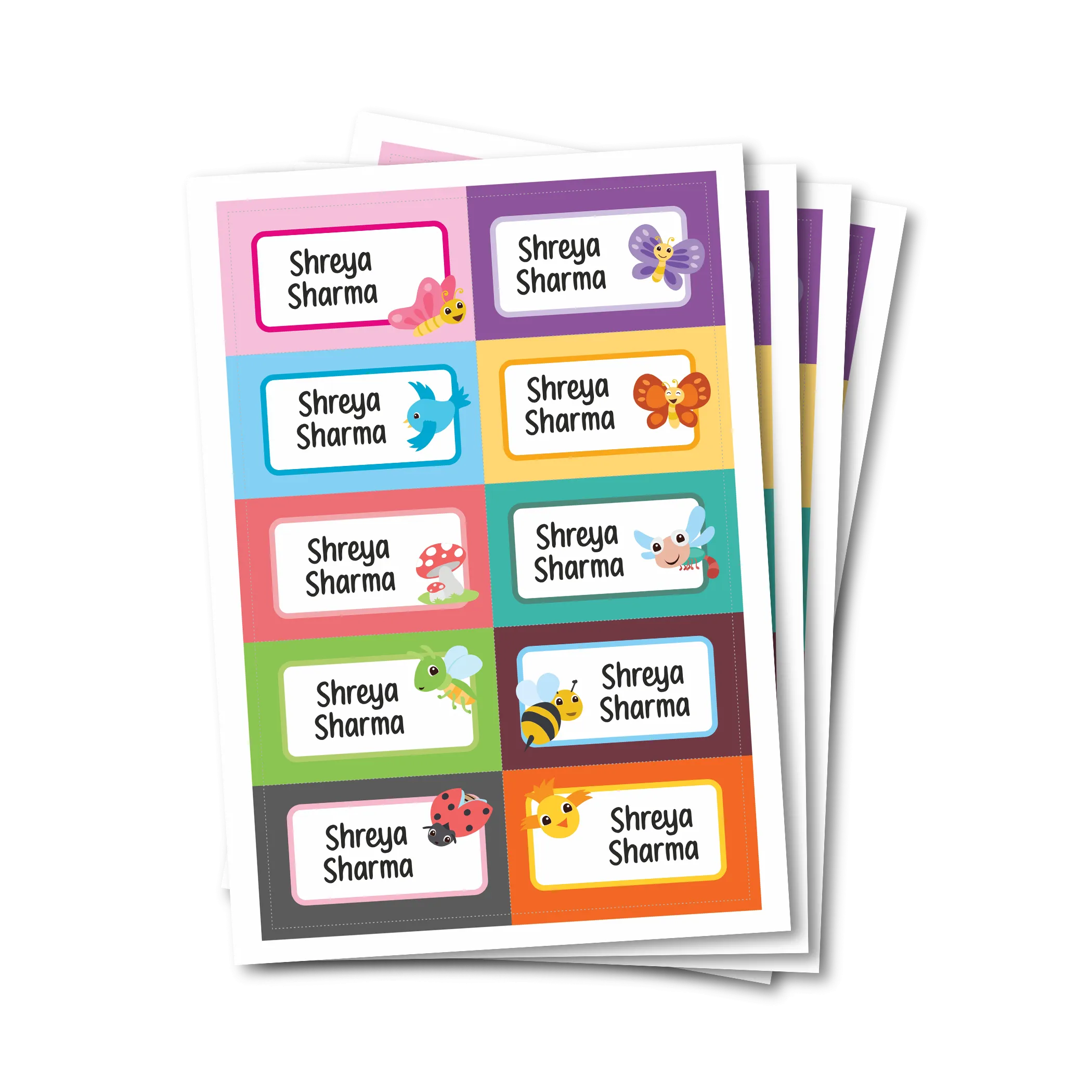 Waterproof Labels - Birds (Set Of 40)