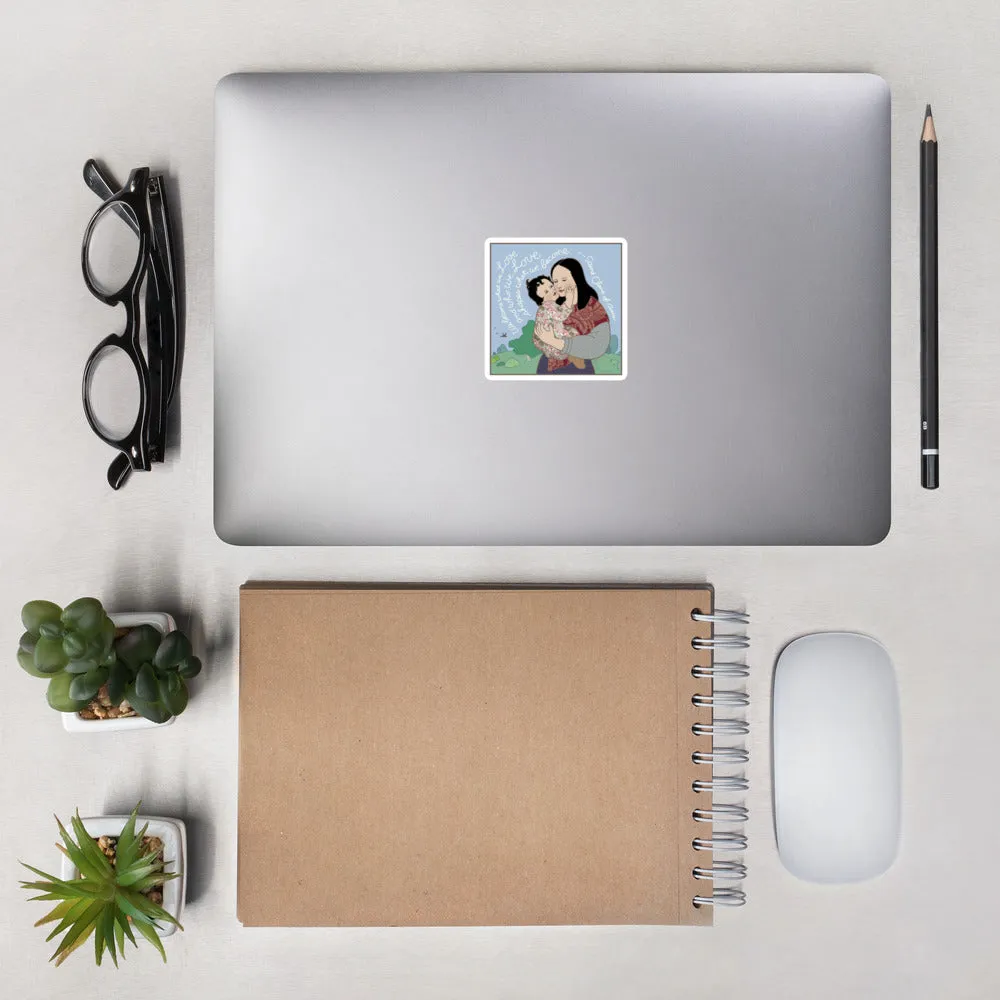 We Become What We Love by Shelley Thornton, Bubble-free stickers