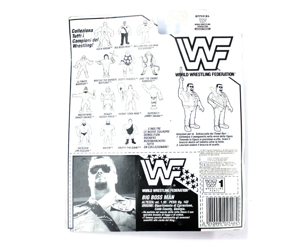 WWF BIG BOSS MAN HASBRO ITALIAN VERSION FIGURE