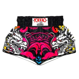 Yokkao Dragon Muay Thai Shorts Blue/Pink